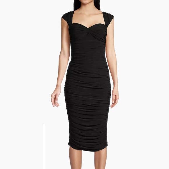 NWT Norma Kamali Black Dress - Picture 3 of 6